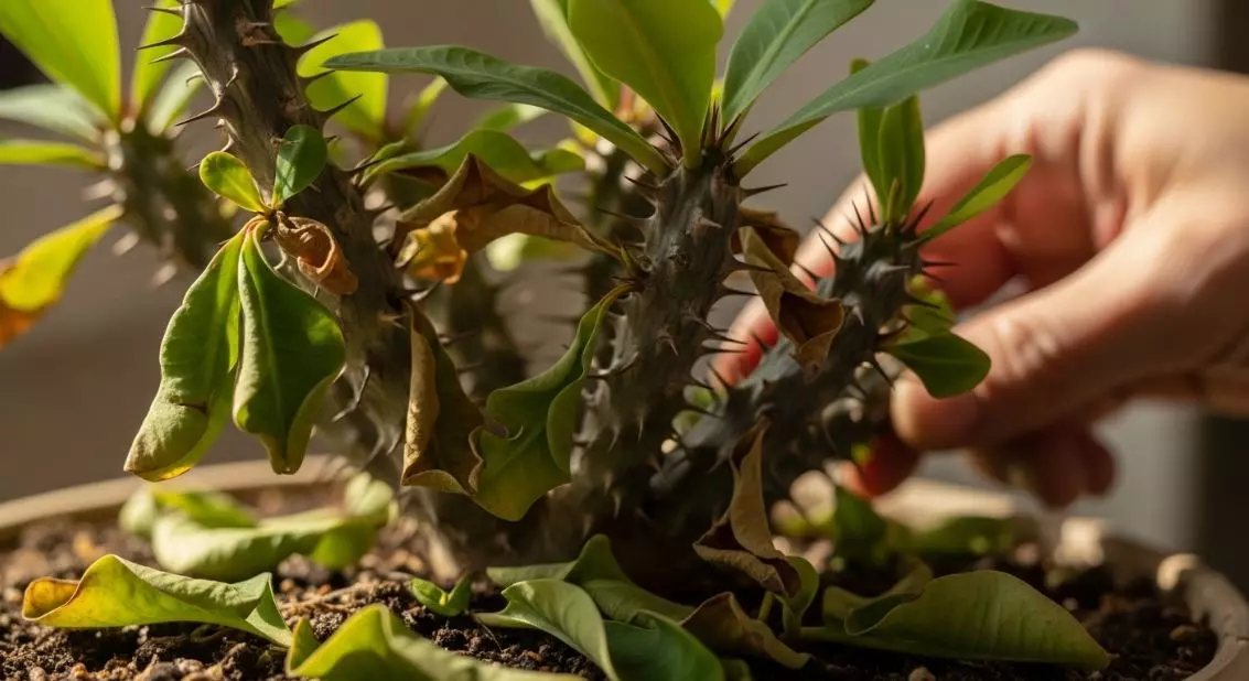 Dikenler Tacı genel stres ve aşırı müdahale